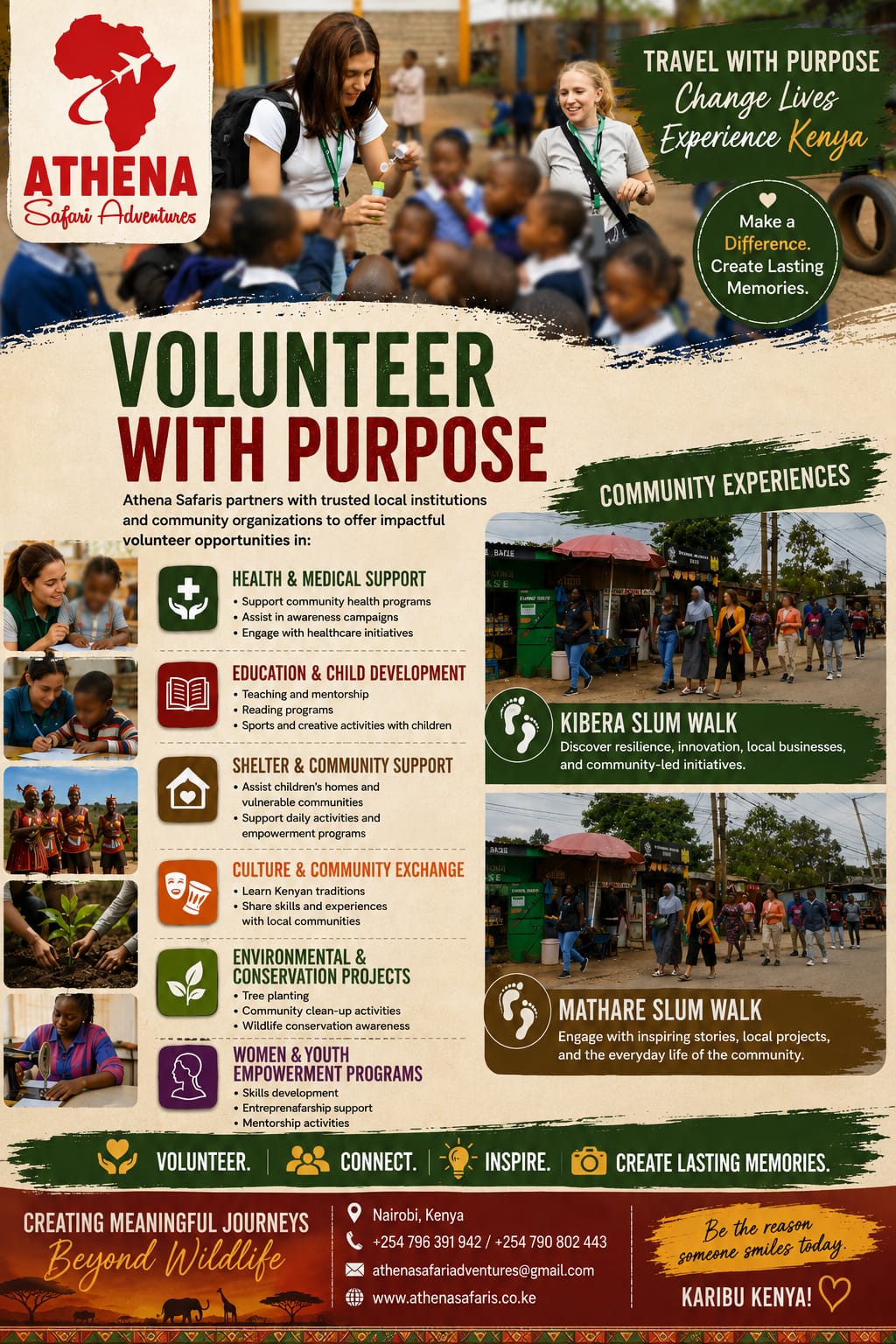 Volunteer With Athena Safaris